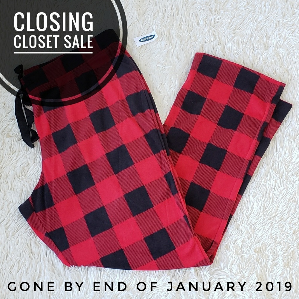 ❌ Plaid Fleece Pants